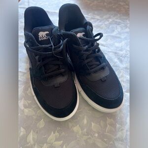 Sorel Black and White Athletic Shoes for Men